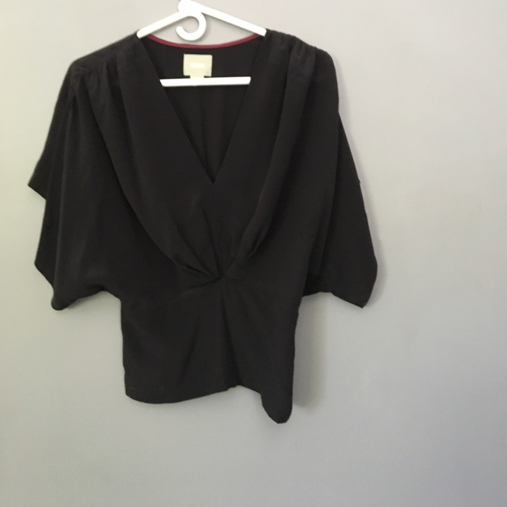 Foley black top from Anthropologie