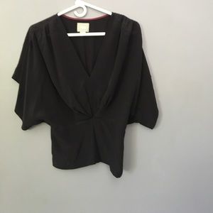 Foley black top from Anthropologie