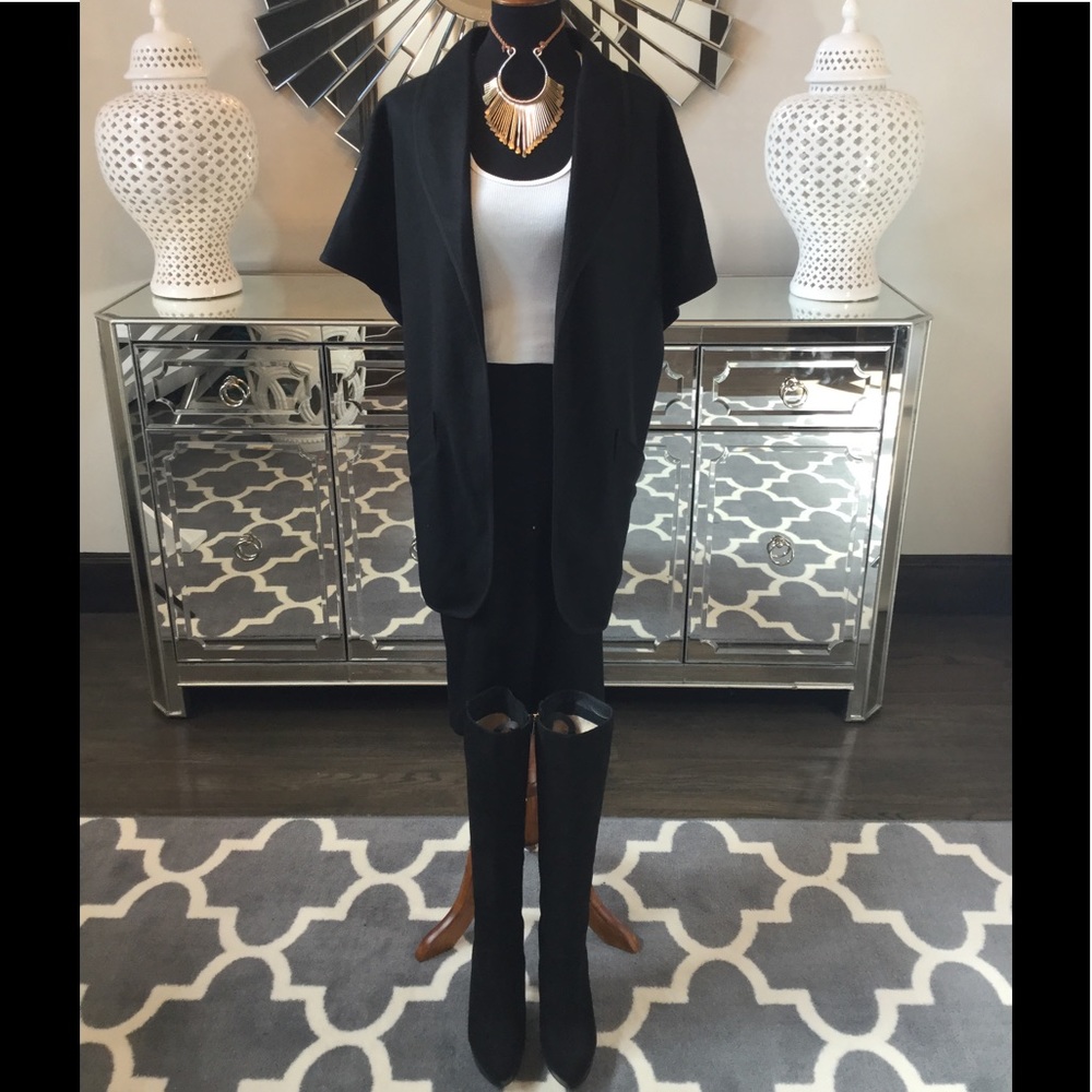 Aritzia Talula Babaton Black Wool Jacket