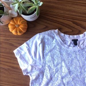 White J. Crew T-Shirt