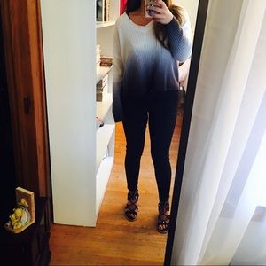 ⚡️TOPSHOP oversized ombré v-neck sweater⚡️