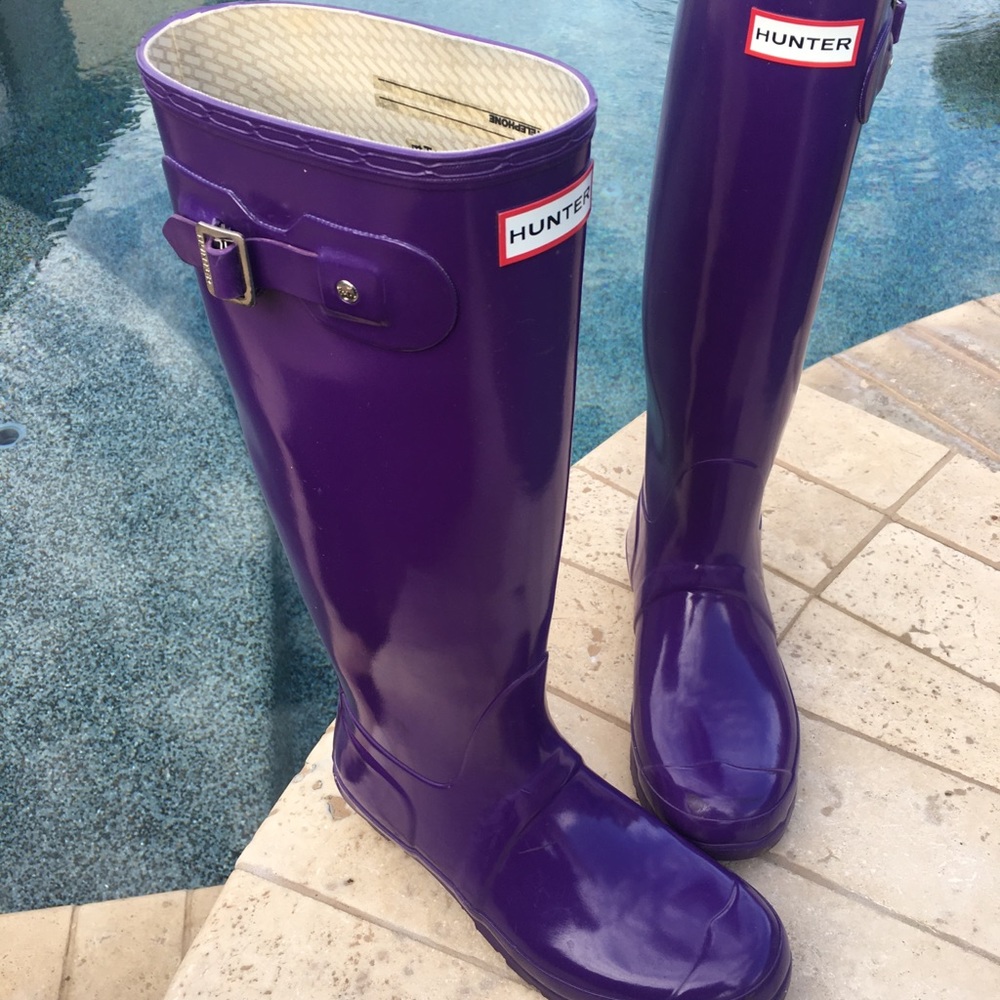 Hunter rain boots