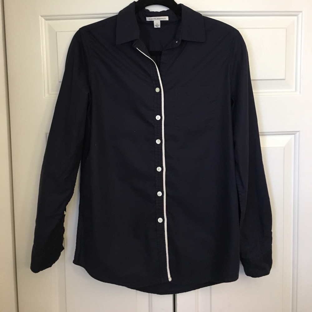 Banana Republic boyfriend fit Oxford