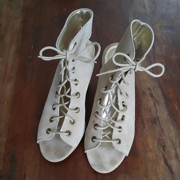 Diba True Suade Lace Sandals - Picture 3 of 5