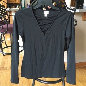Black long sleeve shirt
