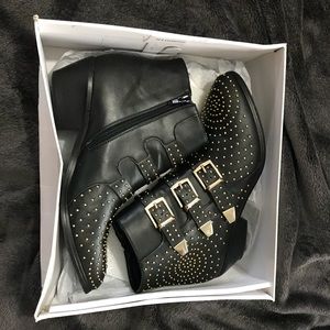 Steve Madden Leather Madly Bootie