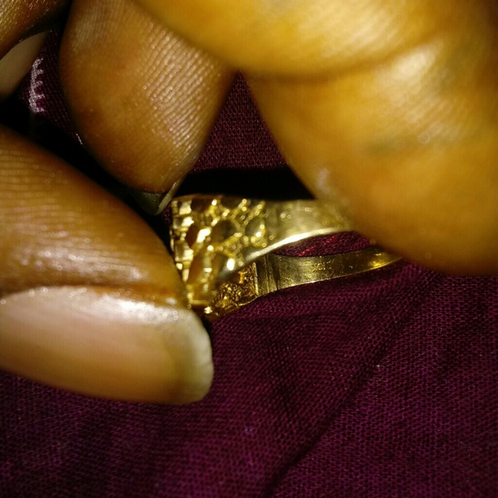 10k gold Nugget ring