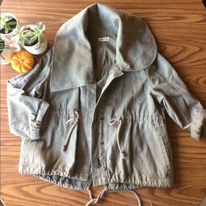 Army Green Canvas Jacket