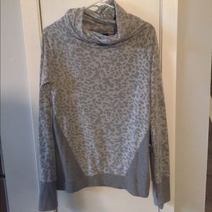 Never worn gray sweater with thumb holes