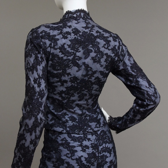 VINTAGE LACE ILLUSION JACKET + BELL BOTTOMS SUIT - Picture 7 of 8