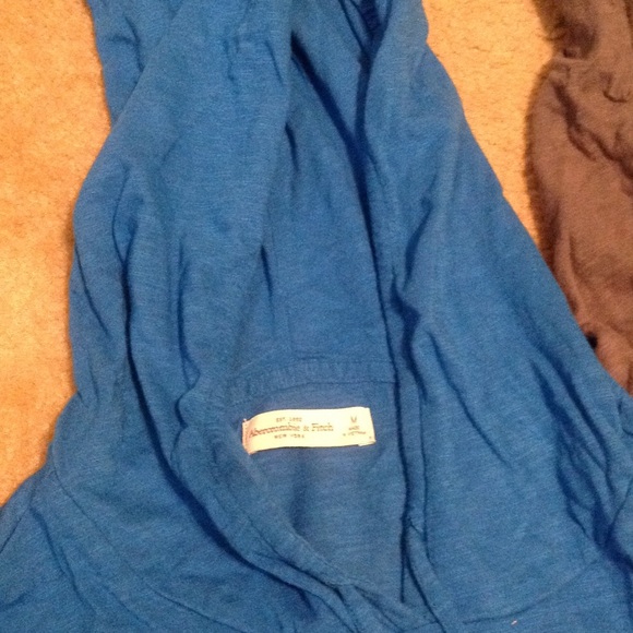 Abercrombie & Fitch  blue/grey hoodies size M - Picture 6 of 6