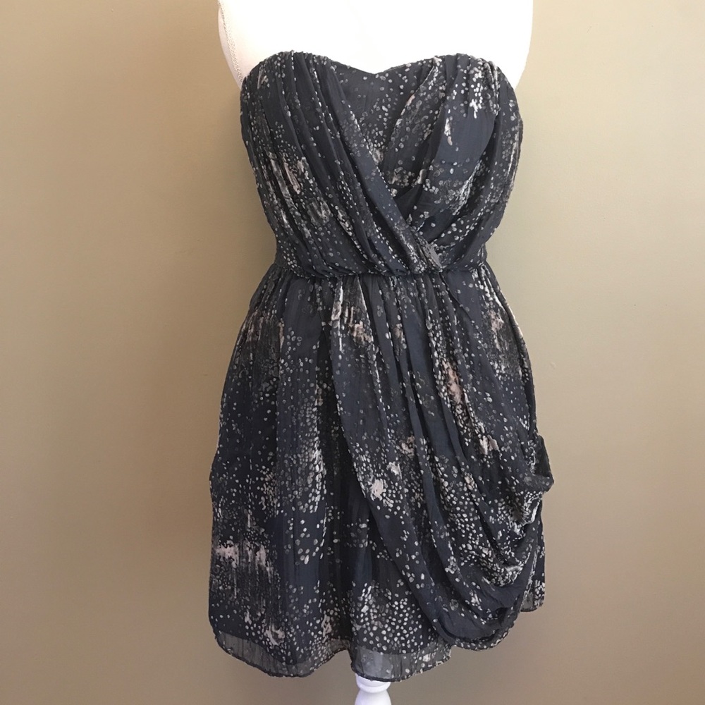 BCBGeneration dark grey cocktail dress