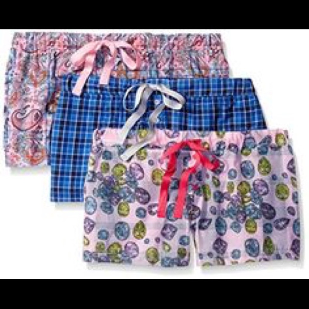 Bottom Out Gal ladies woven 3pk sleepwear boxers