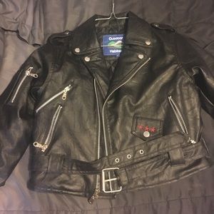 Boys leather coat