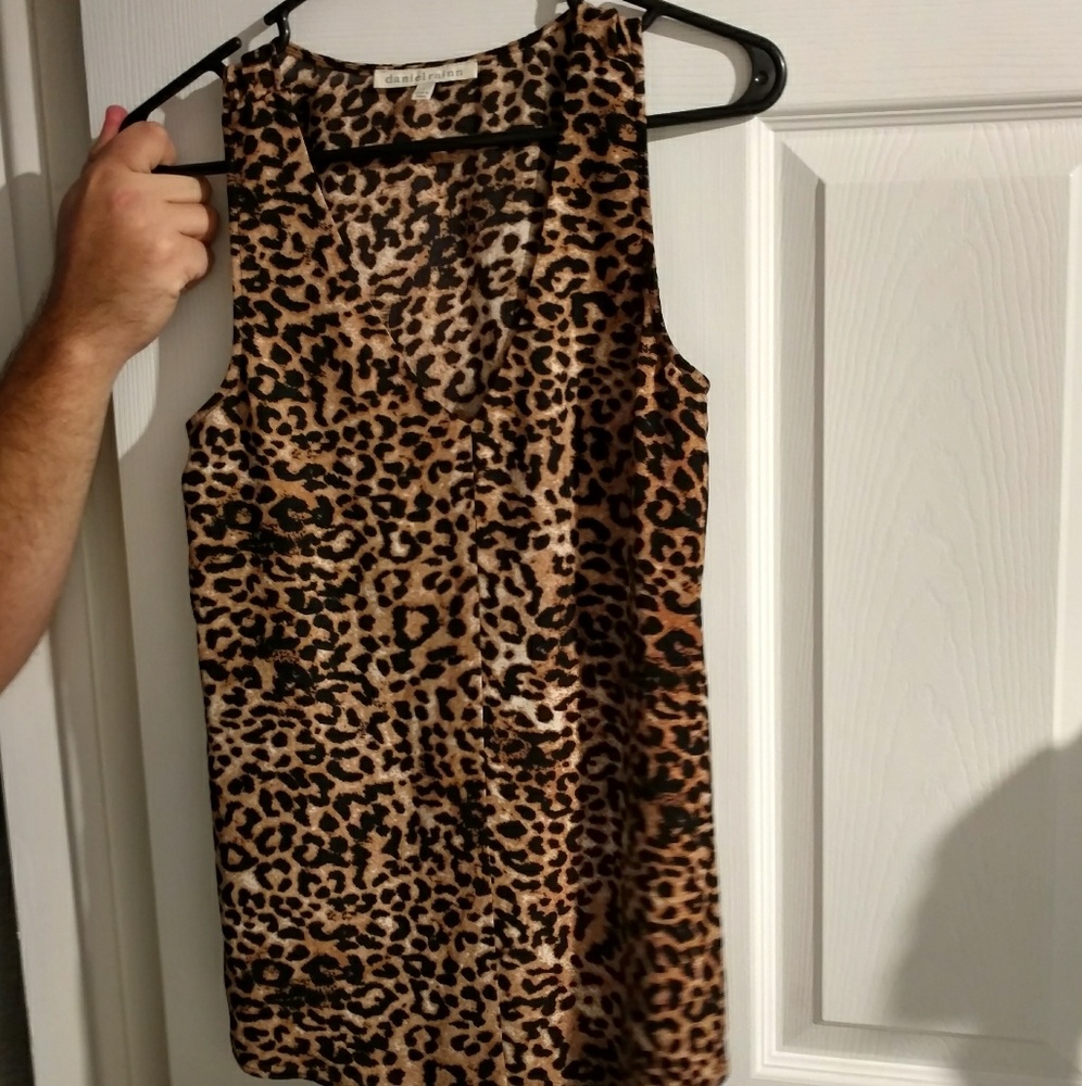 Cheetah blouse super cute!