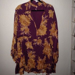 free people floral dress!