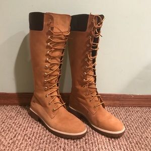 Knee high Timberland boots
