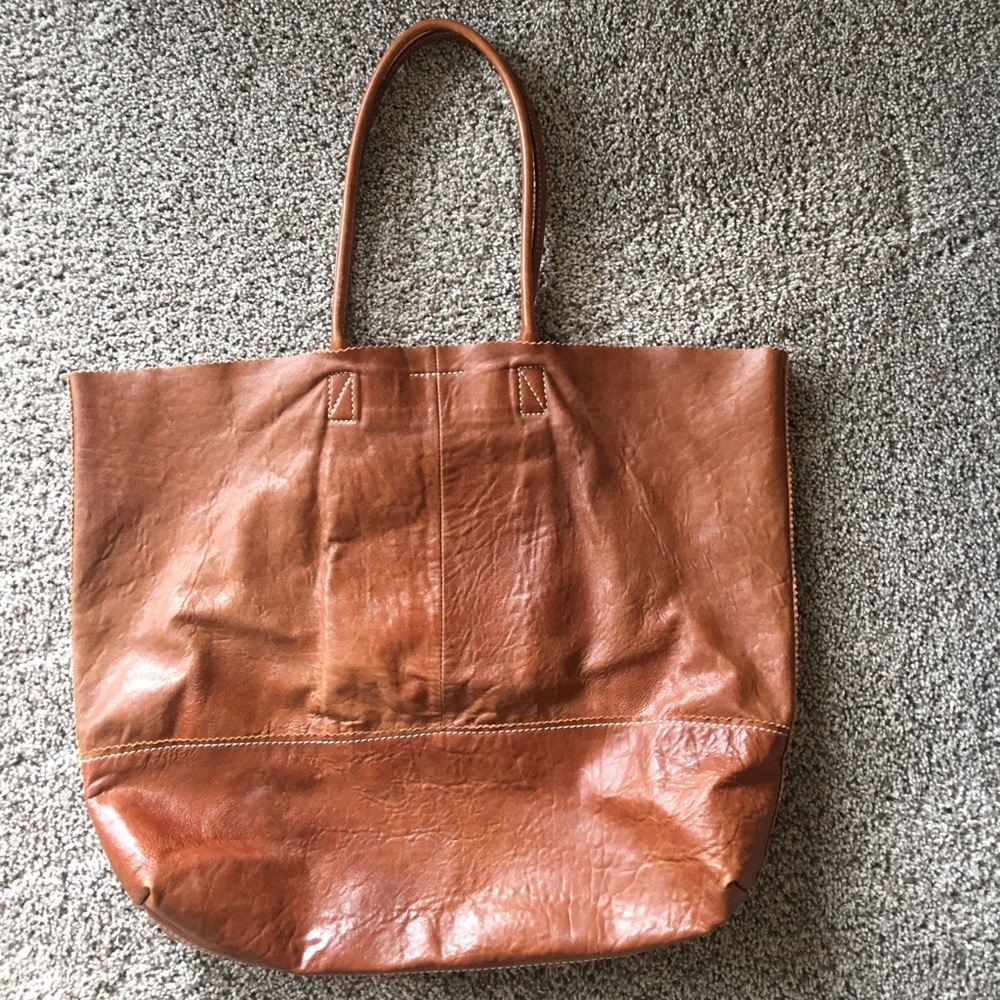 Banana republic buttery soft leather tote