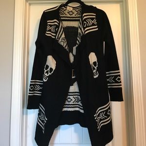 Boutique Skull cardigan.