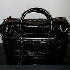 Rebecca Minkoff Regan Duffel Satchel (Black)