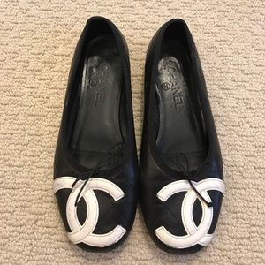 Chanel Cambon Logo Flats