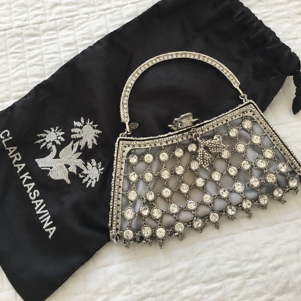 Clara Kasavina evening diamanté bag