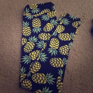 LuLaRoe Pineapple Leggings - TC