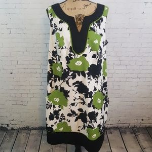 Womens Floral DRESSBARN Shift Dress