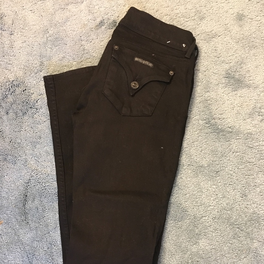 Size 27 black Hudson skinny jeans