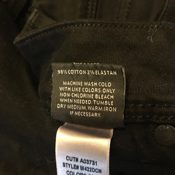 Size 27 black Hudson skinny jeans - Picture 3 of 5