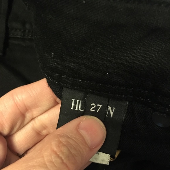 Size 27 black Hudson skinny jeans - Picture 4 of 5
