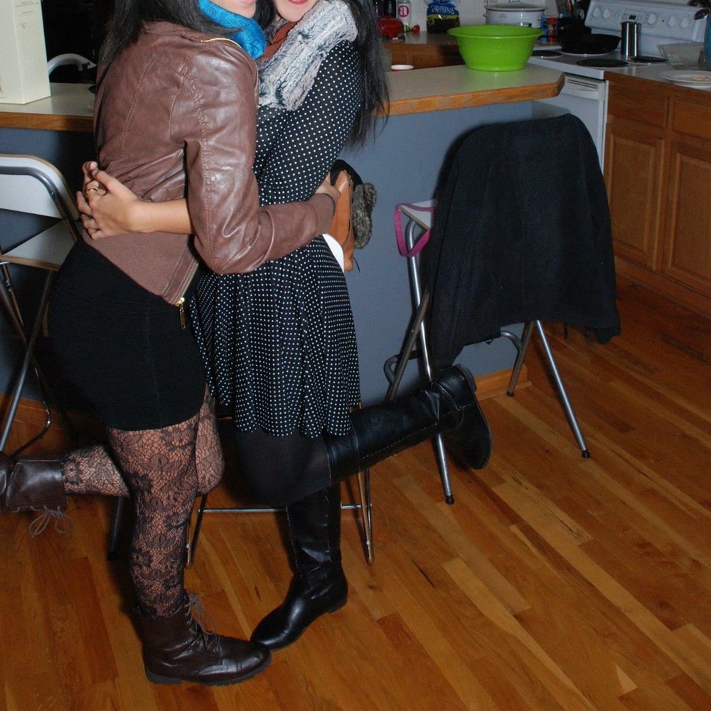 Black and White Polka Dot Dress!!