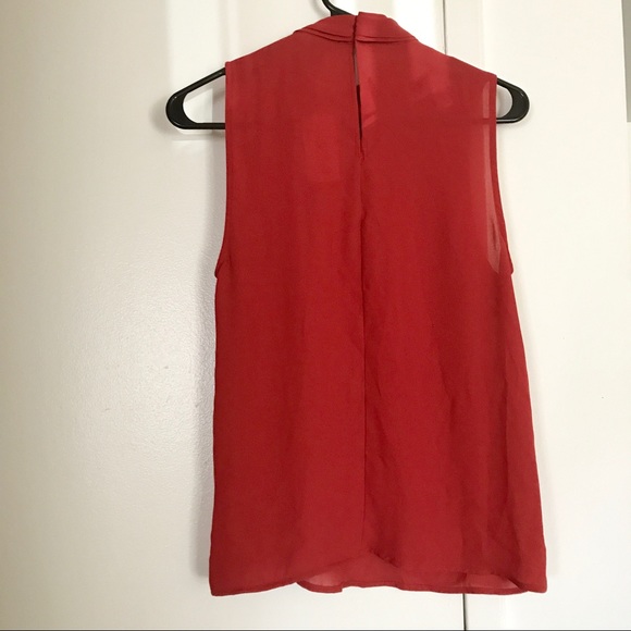 Forever 21 Neck-Tie Sleeveless Blouse - Picture 2 of 6