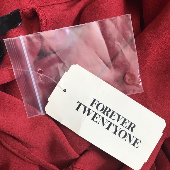 Forever 21 Neck-Tie Sleeveless Blouse - Picture 6 of 6