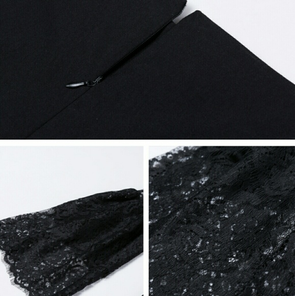 Dress with lace sleeves ~ NEW ~ - Picture 3 of 4