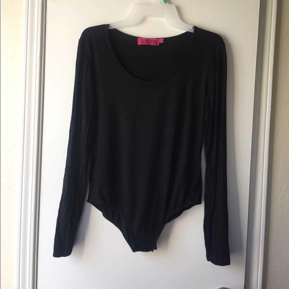 ‼️SOLD‼️Boohoo Black Long Sleeve Bodysuit ‼️SOLD‼️