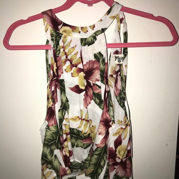 NWT Show Me Your Mumu Tie Halter Top - Picture 1 of 3