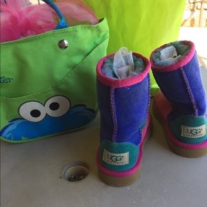 Toddler patchwork uggs