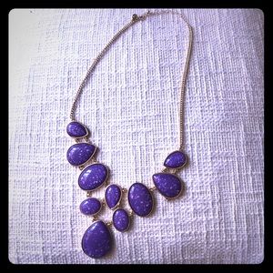 Purple Drops Necklace