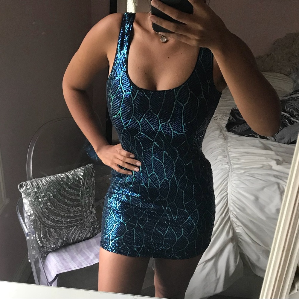 Mermaid Sequin Tank Dress