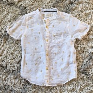 Zara Toddler Boy Pineapple Shirt 2 3