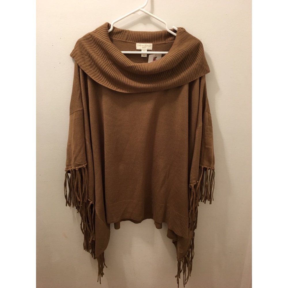 Tan Off the Shoulder Sweater - NEW
