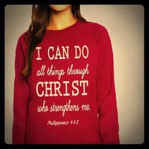 I can do all things through Christ sweatshirt