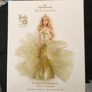50th anniversary Barbie ornament