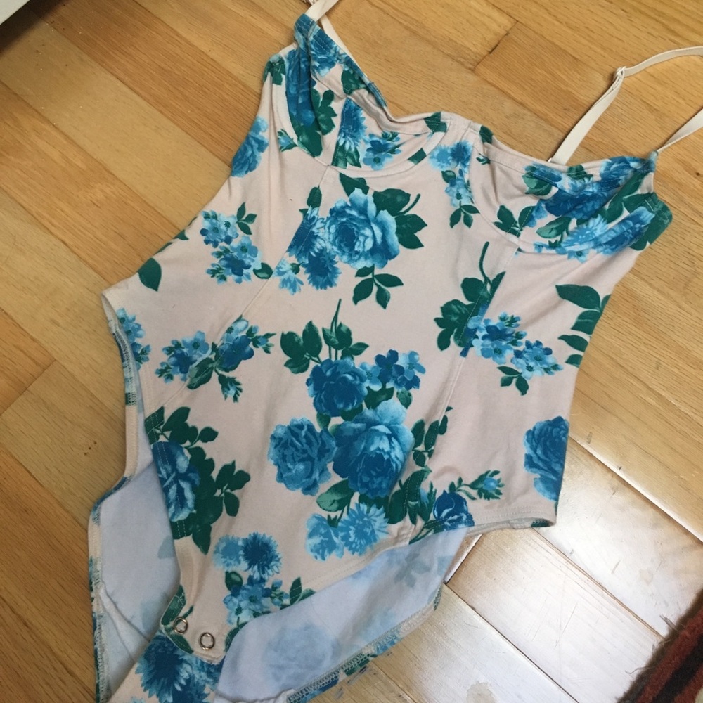 Floral body suit