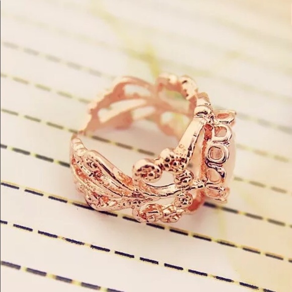 rose gold layers adjustable ring - Picture 2 of 2