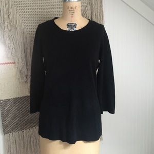 Karen Scott Black sweater