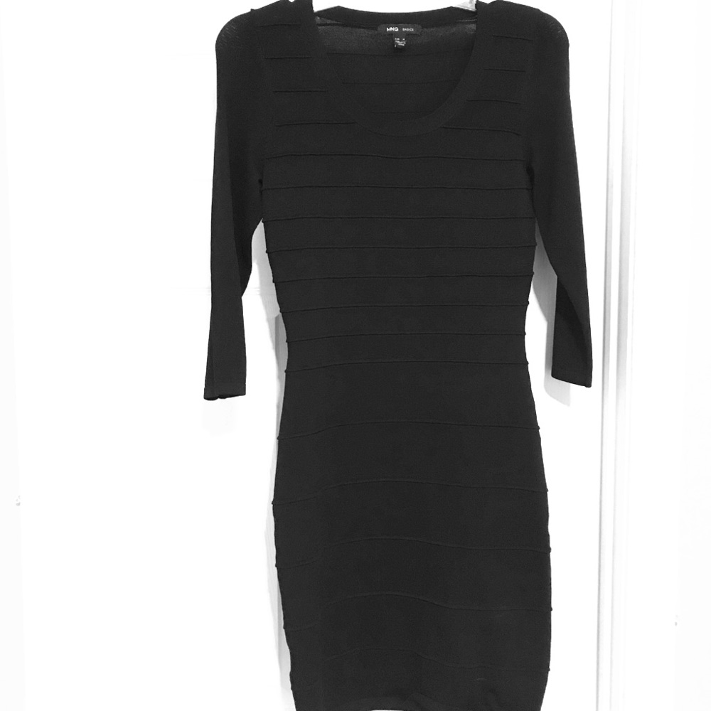 Sexy black bandage dress
