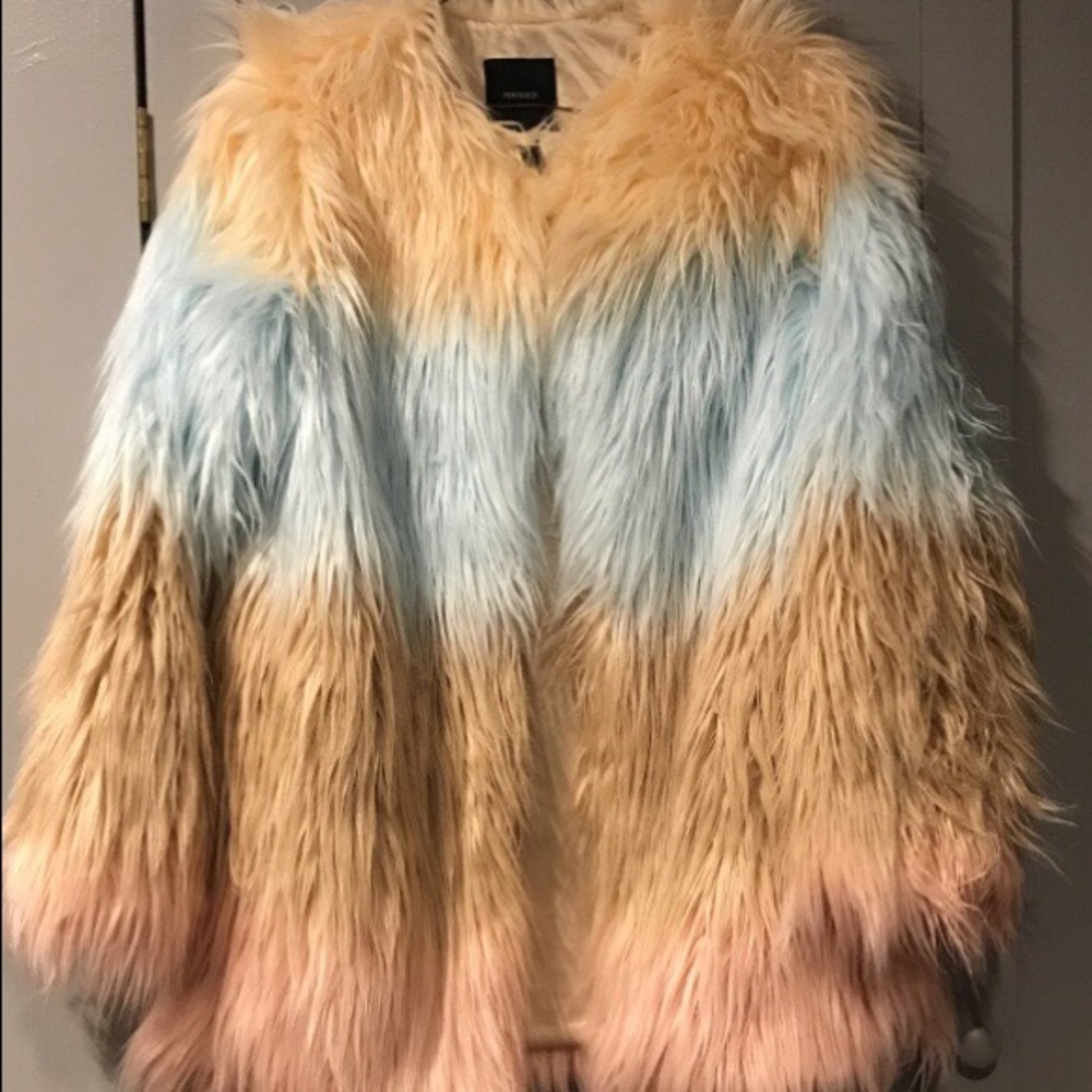 Forever 21 Faux Fur Coat