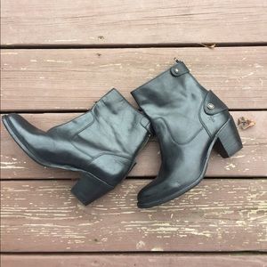 BRAND NEW Frye Jackie Zip Shirt SVL black 8.5M